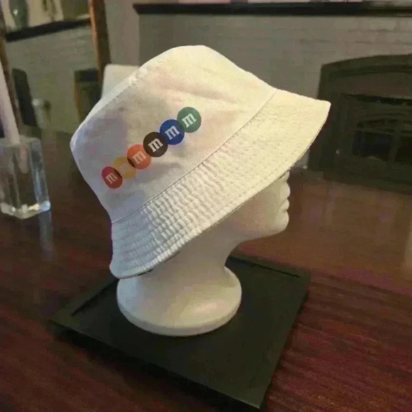 M&M Sweet Tours Reversible Adult Bucket Hat White - Picture 4 of 7